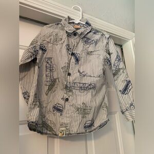 Charlie Rocket boys button down size 4T
